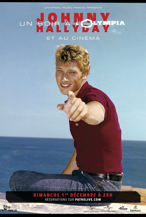 affiche Johnny Hallyday - Un soir à l'Olympia