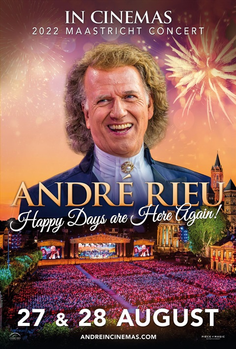affiche André Rieu - Happy Days are Here Again