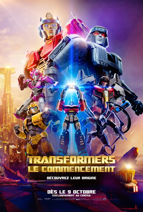 affiche Transformers: le Commencement