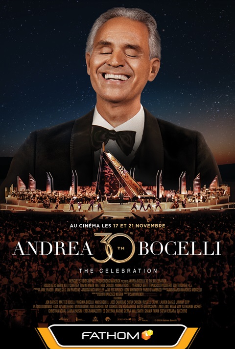 affiche Andrea Bocelli 30, the Celebration