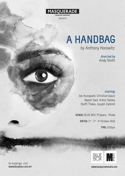 Bluebox A Handbag By Anthony Horowitz Eventgalleryimage Masquerade A Handbag Poster A3 Jpg