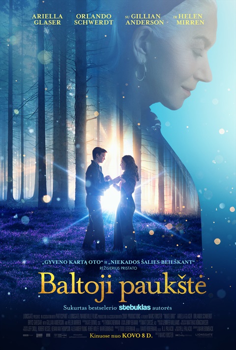 Baltoji paukštė plakatas