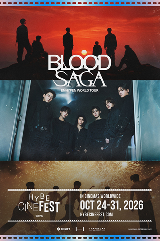 ENHYPEN WORLD TOUR 'BLOOD SAGA' plakatas