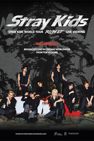Stray Kids World Tour 'RUN IT' LIVE VIEWING plakatas