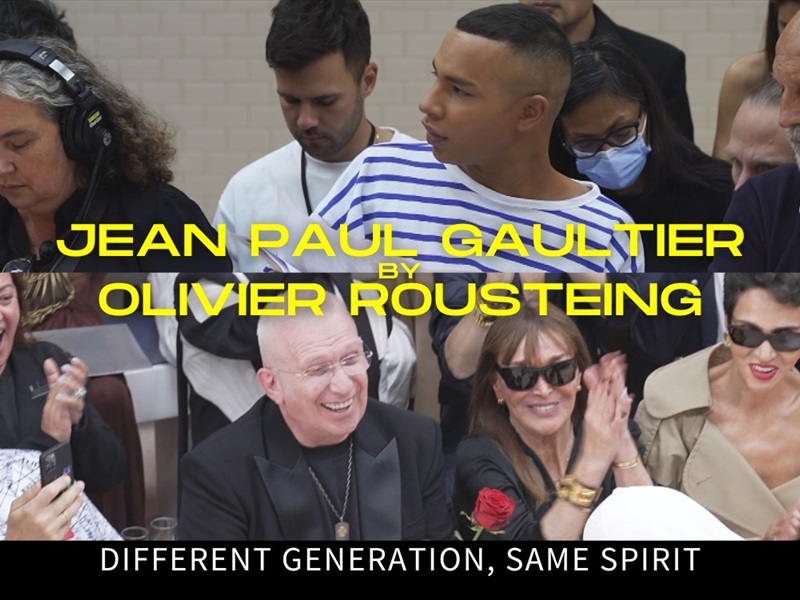 Jean-Paul Gaultier x Olivier Rousteing
