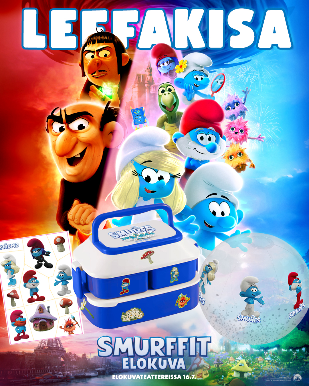 Smurffit-elokuva  - Savon Kinot - leffakisa